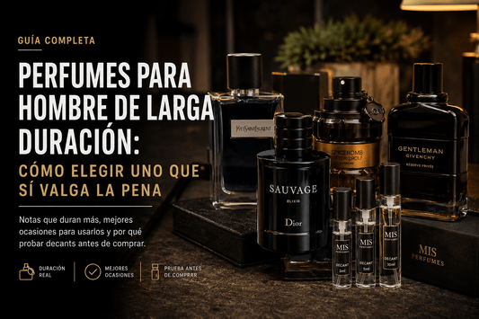 Perfumes para hombre de larga duración: cómo elegir uno que sí valga la pena - MisPerfumes